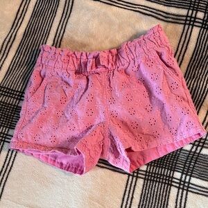 Cat & Jack Pink Eyelet Kids Shorts